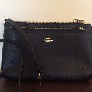COACH cross-body leather bag